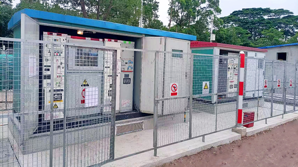 「昊陽工程捷報」東莞跨境電商啟盈物流項目臨變安裝工程順利通電！